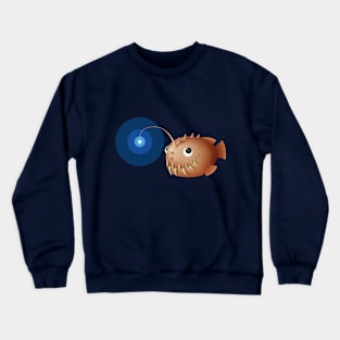 A Little Anglerfish Crewneck Sweatshirt